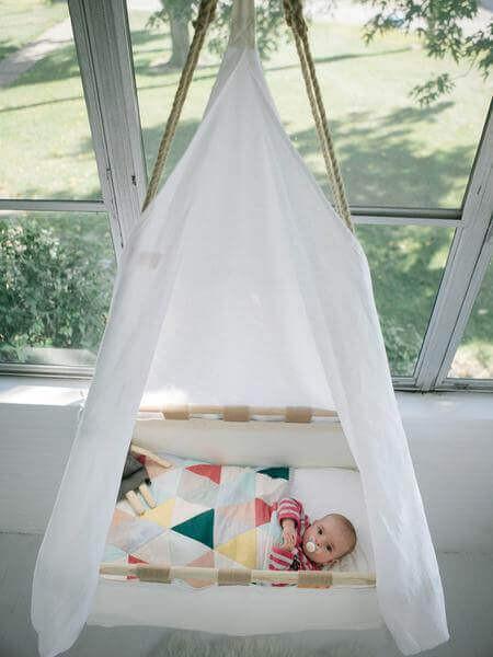 Baby hanging bed best sale