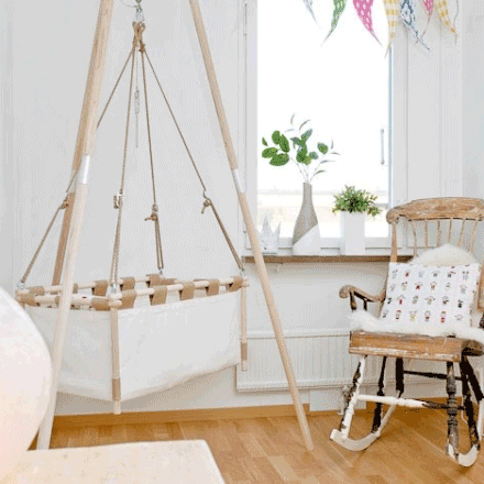 Hanging cradle with stand hotsell