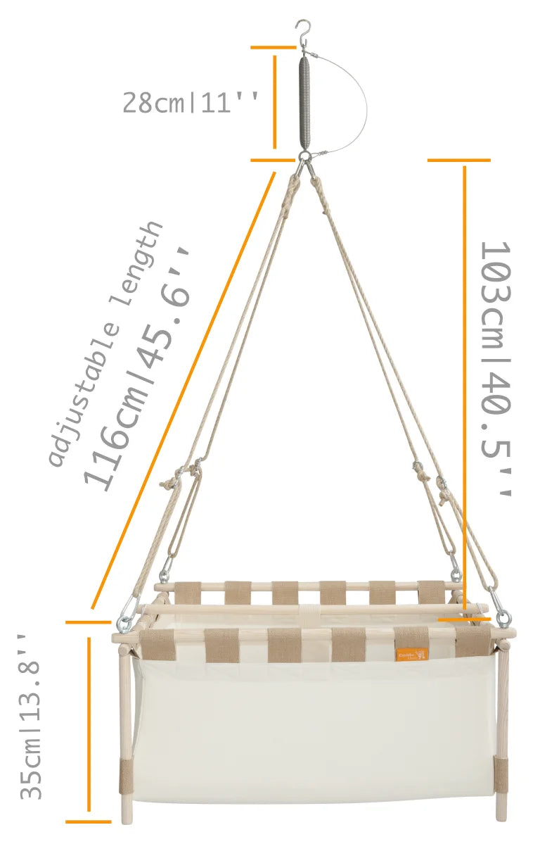 Hussh offers Cradles Zwillings Federwiege